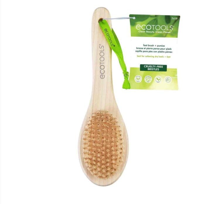 ECOTOOLS - Brosse pour les pieds et pierre ponce