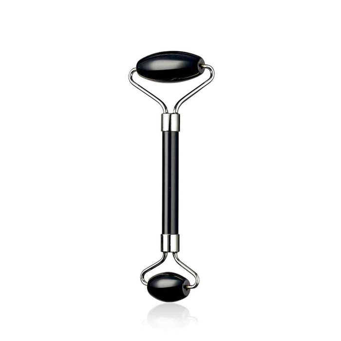 FACELAB - Black Obsidian Facial Roller - réf Silver