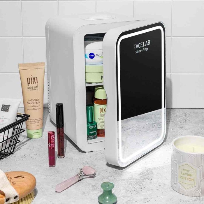 FACELAB - SKINCARE FRIDGE LED MIRROR- 6L