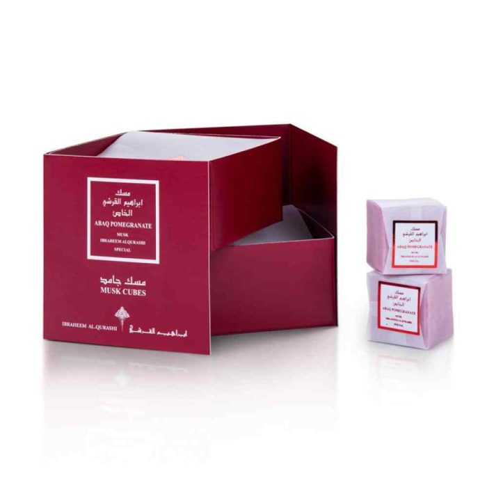 IBRAHEEM ALQURASHI – Cubes de Musc - Pomegranate -8 pièces