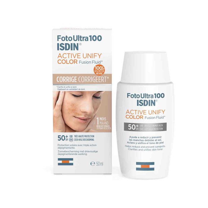 ISDIN - foto ultra 100 isdinactive unify fusion fluid color spf 100+ 50 ml