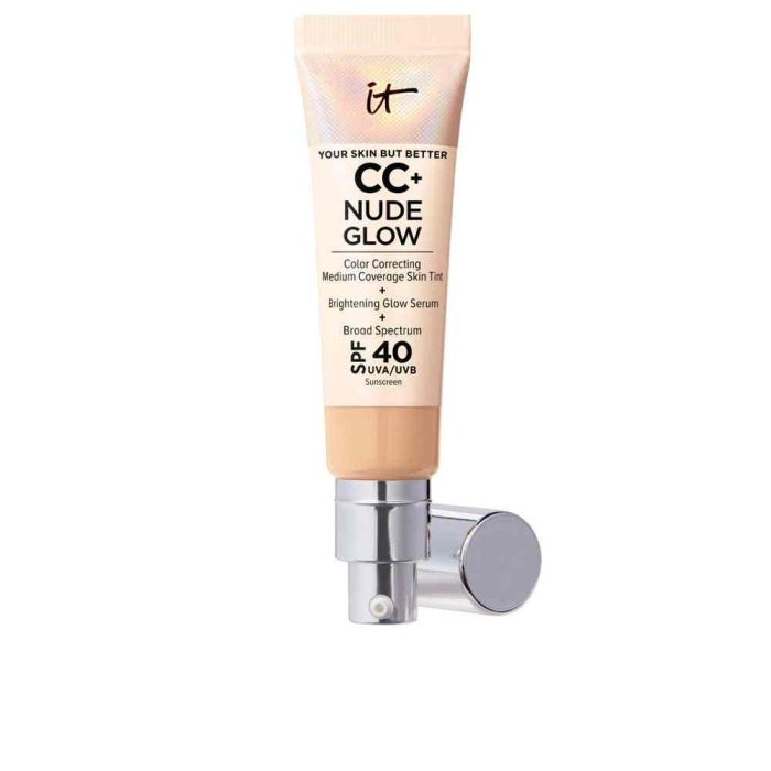 IT COSMETICS - CC+ NUDE GLOW lightweight foundation + glow serum SPF40- Medium