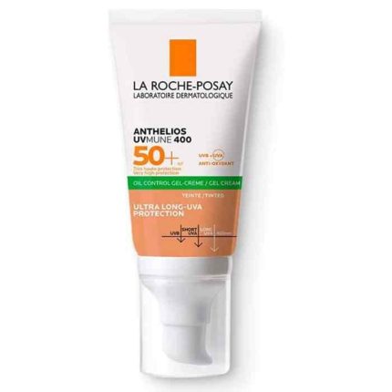 LA ROCHE-POSAY - Anthelios UVMUNE 400 Crème Solaire Hydratante Sans Parfum Teinté SPF 50+ – 50ml