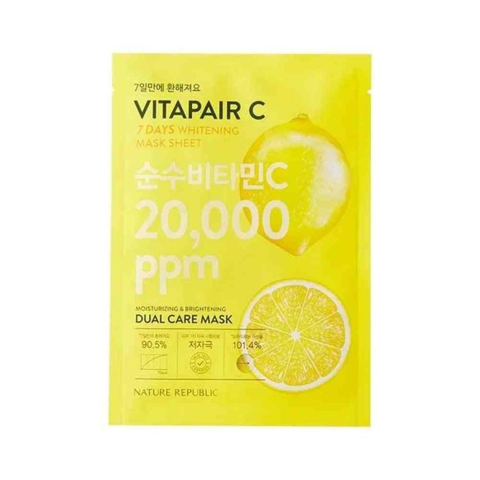 NATURE REPUBLIC - Vitapair C 7 Days Whitening Mask Sheet