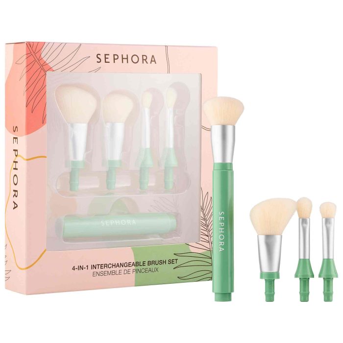 SEPHORA - Ensemble de Pinceaux - 4 in 1 Interchangeable Brush Set