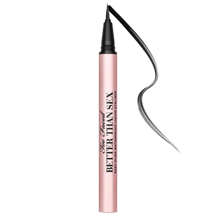 TOO FACED - Better Than Sex Easy Glide Waterproof Liquid Eyeliner - réf Deepest black