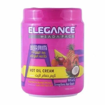 Elegance Hot Oil Cream 1000 ml – Fruit Extract Hair Mask